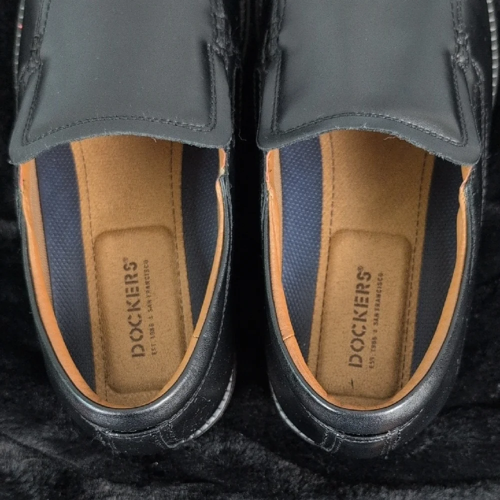 Dockers‎ Men's Black Slip-On Loafers